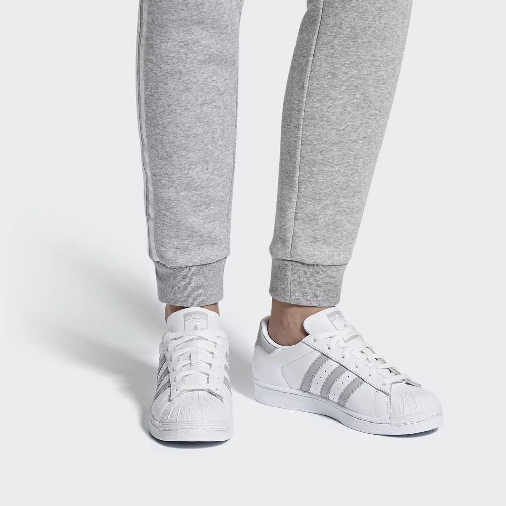 Adidas Superstar Tenis Blancos Para Mujer (MX-22006)